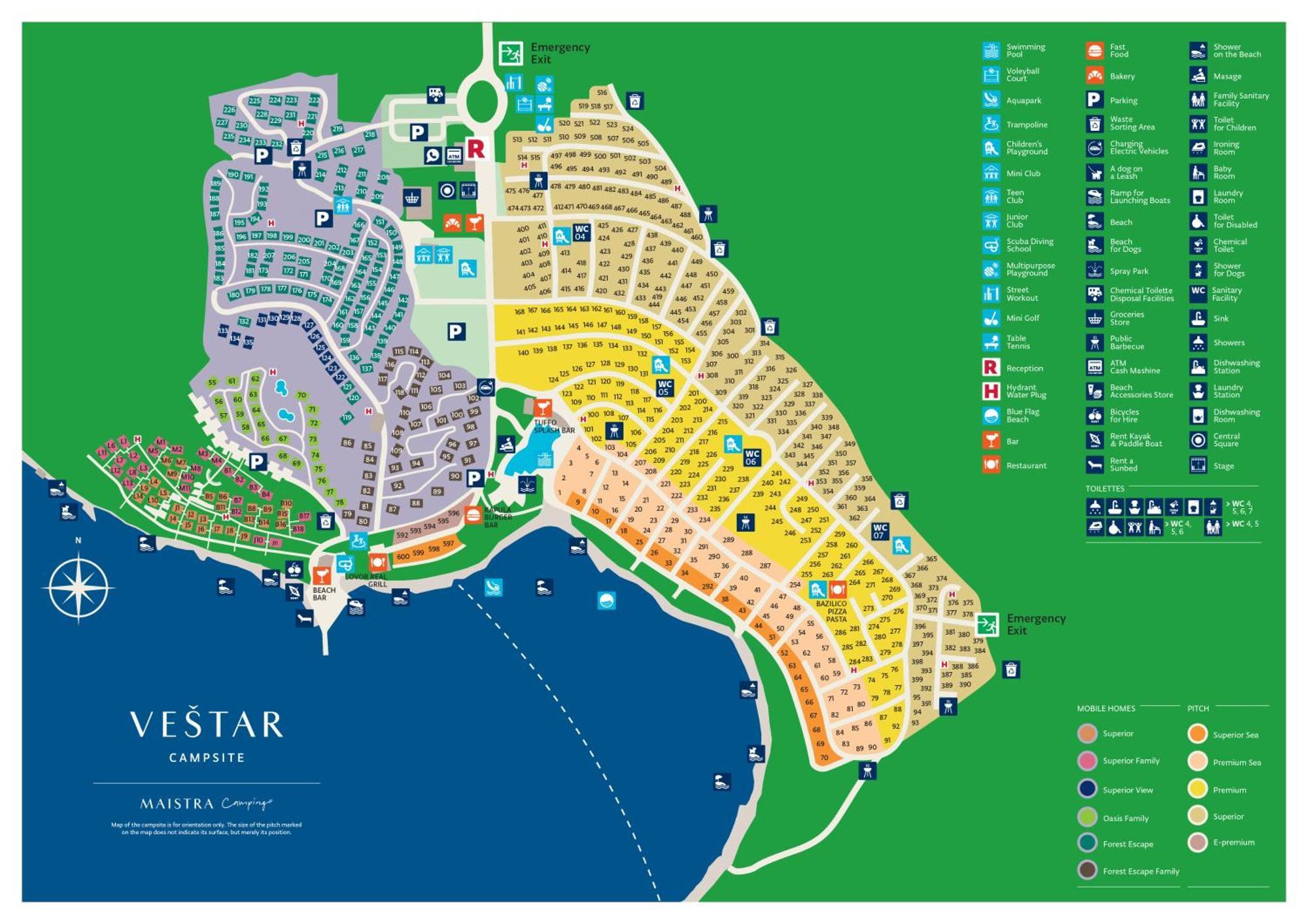 Maistra Camping Vestar Pitches Rovigno Esterno foto